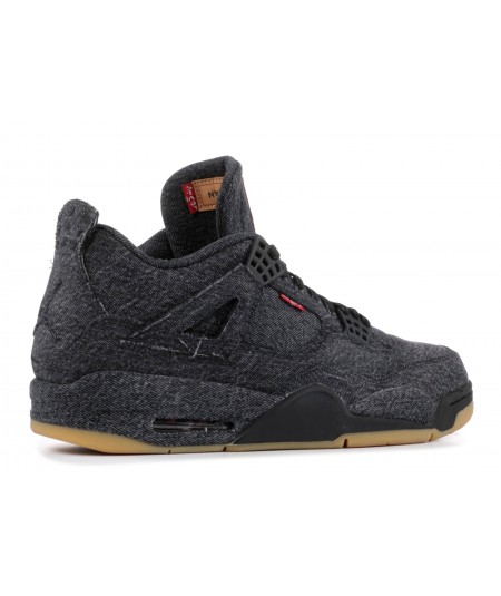 black jordan 4 levi