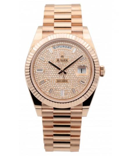 Rolex Daydate Pave dial unworn 2022