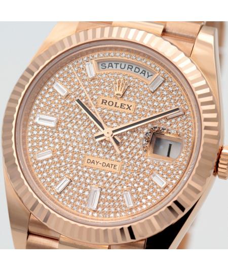 Rolex Daydate Pave dial unworn 2022