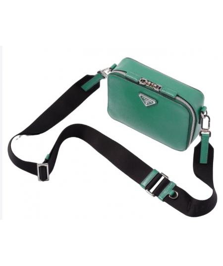 Sac Prada Brique en cuir Saffiano