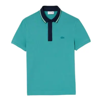 Polo Lacoste Smart Paris regular fit col contrastant