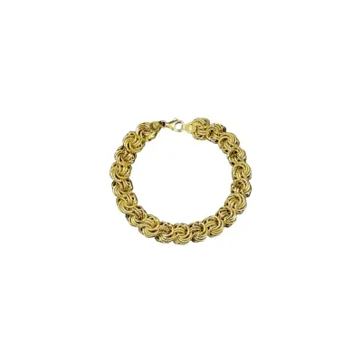 Bracelet Or 18K  Macaron Lisse