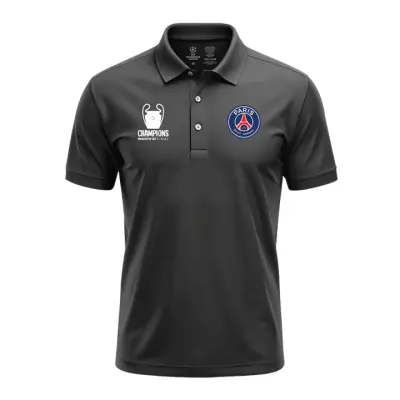 Polo PSG Champions d'Europe 2025 - Gris